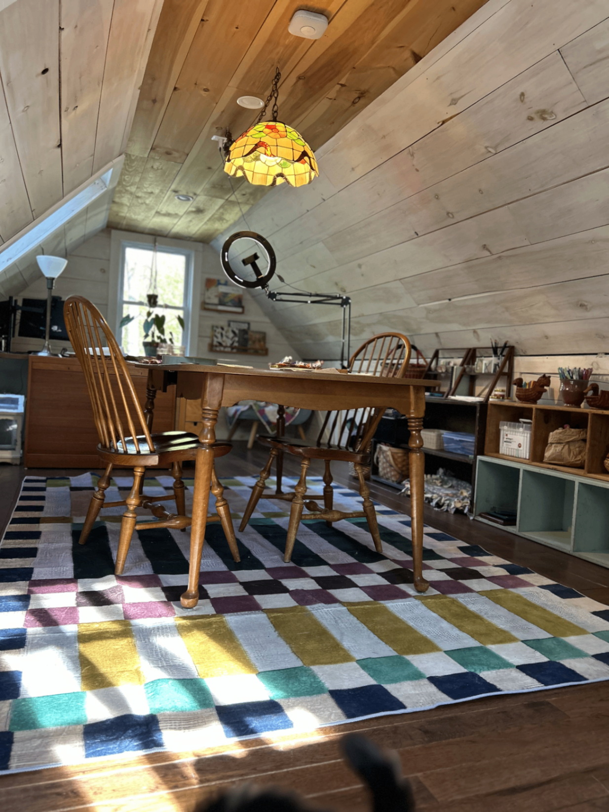 sunny attic studio